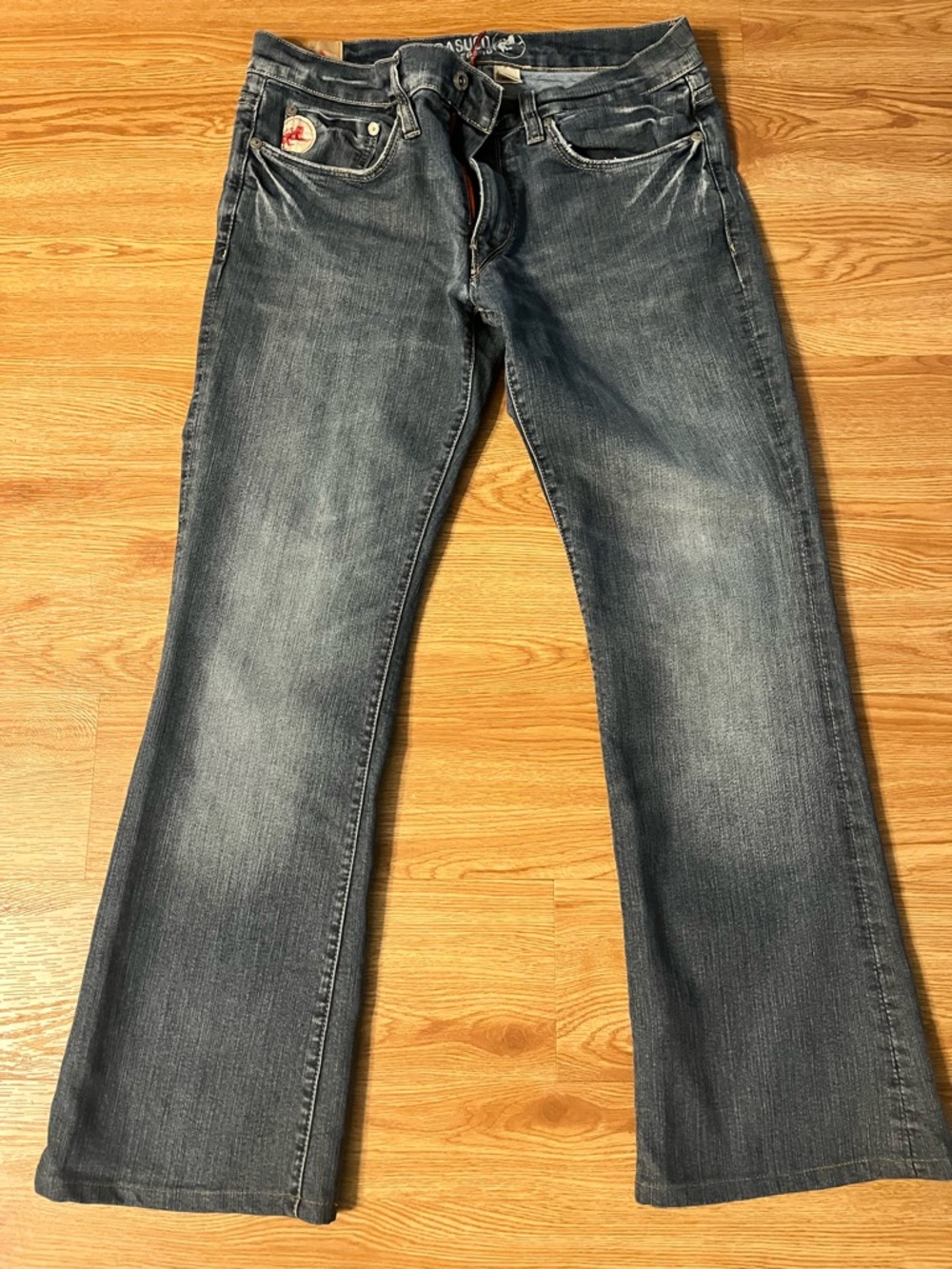 Parasuco Men's Dark Blue Bootcut Jeans 33